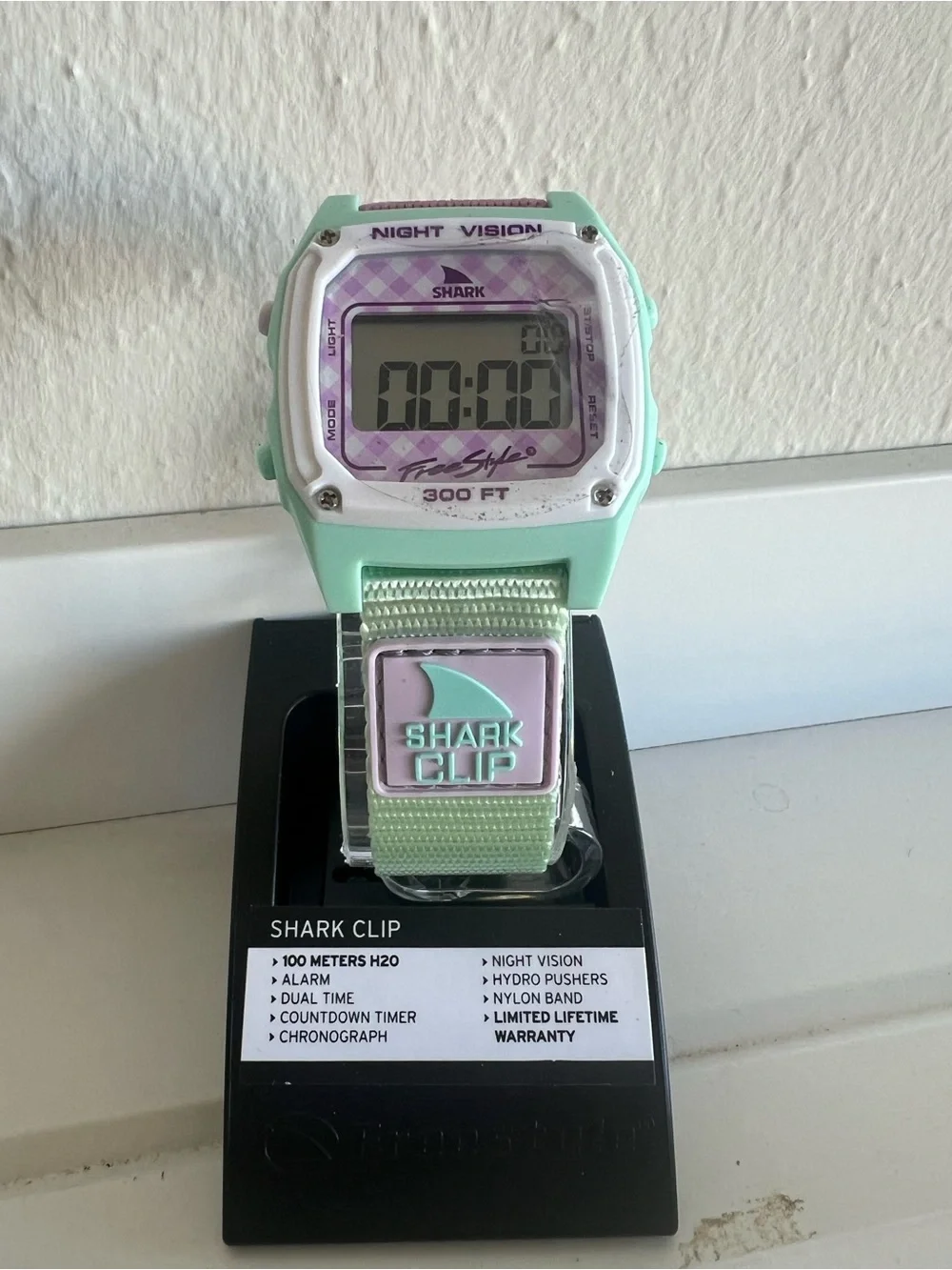 Freestyle Shark Clip Digital Watch - Mint & Lavender - Picture 1 of 2